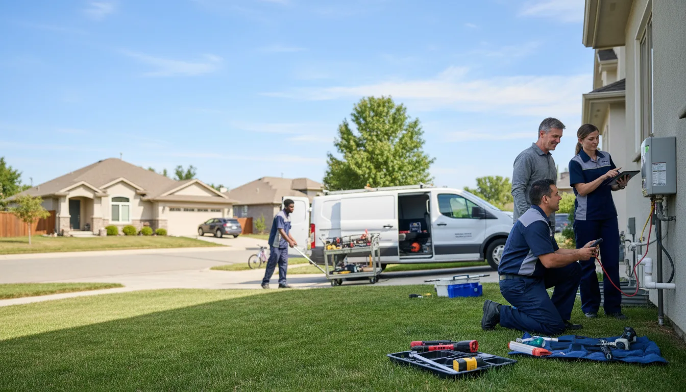 Tankless water heater service in Farnsworth, TX